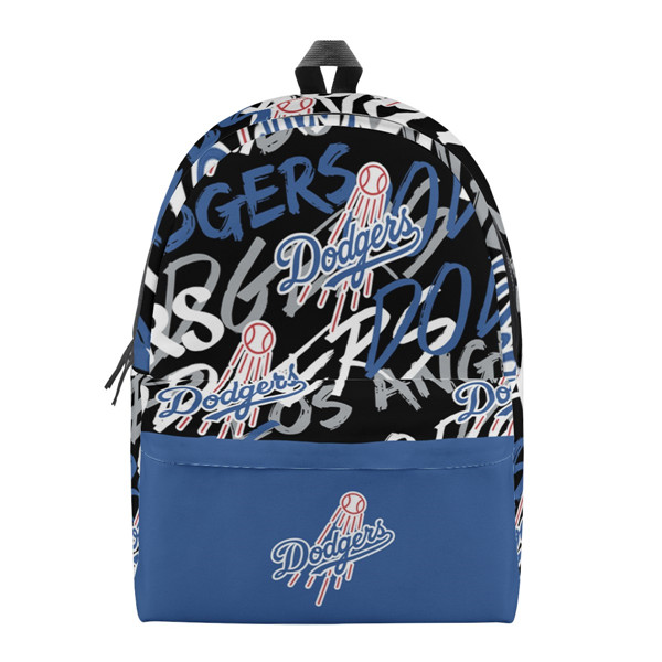 Los Angeles Dodgers All Over Print Polyester Backpack 001